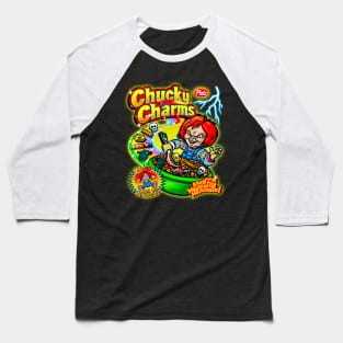 CHUCKY CHARMS // HORROR MOVIE // CEREAL KILLER Baseball T-Shirt